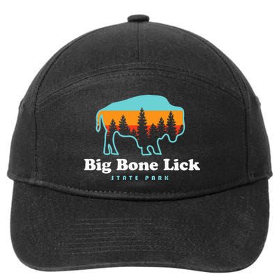 Big Bone Lick State Park Kentucky Bison Fossils 7-Panel Snapback Hat