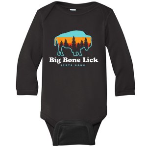 Big Bone Lick State Park Kentucky Bison Fossils Baby Long Sleeve Bodysuit