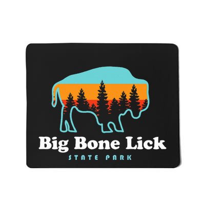 Big Bone Lick State Park Kentucky Bison Fossils Mousepad