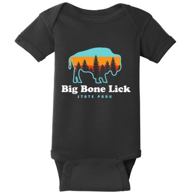 Big Bone Lick State Park Kentucky Bison Fossils Baby Bodysuit