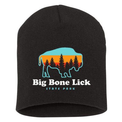 Big Bone Lick State Park Kentucky Bison Fossils Short Acrylic Beanie