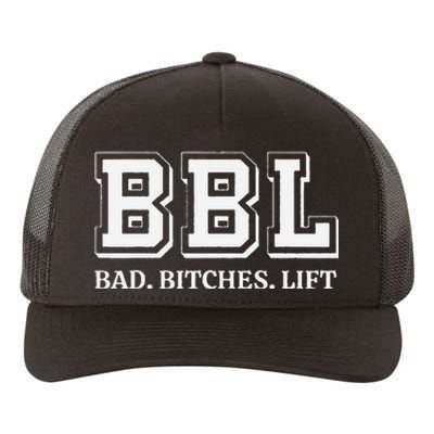 Bad Bitches Lift Yupoong Adult 5-Panel Trucker Hat