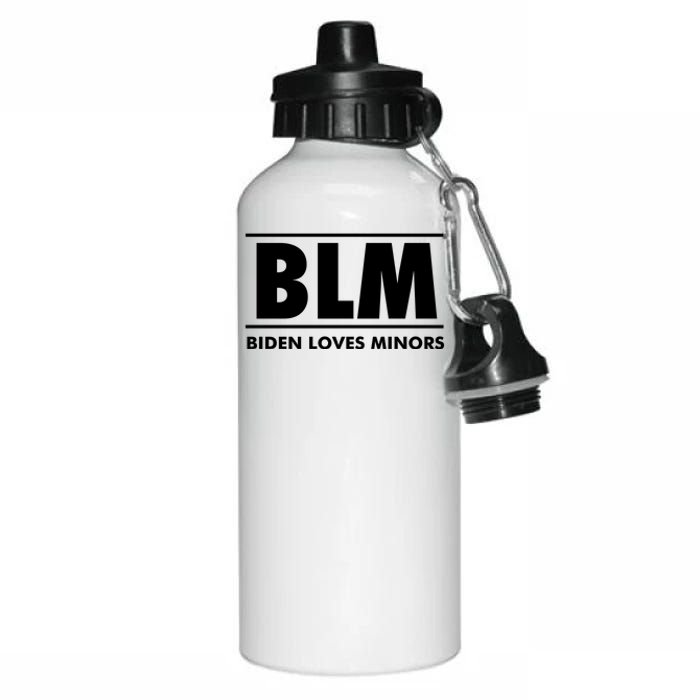 BLM Biden Loves Minors Aluminum Water Bottle