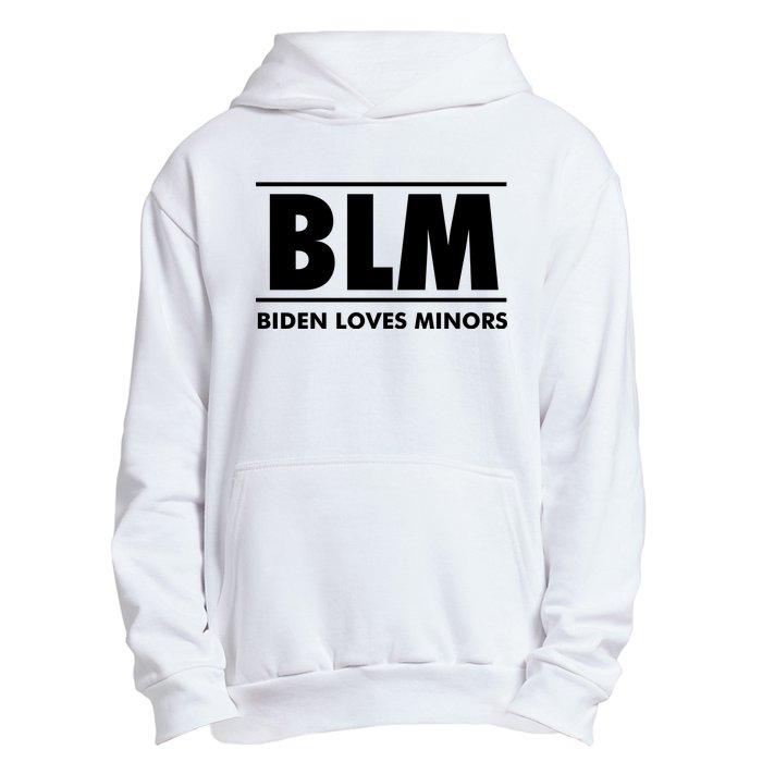 BLM Biden Loves Minors Urban Pullover Hoodie