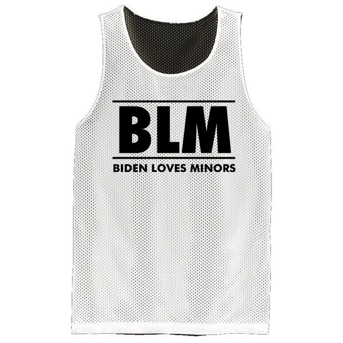 BLM Biden Loves Minors Mesh Reversible Basketball Jersey Tank