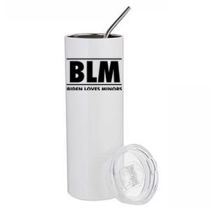 BLM Biden Loves Minors Stainless Steel Tumbler