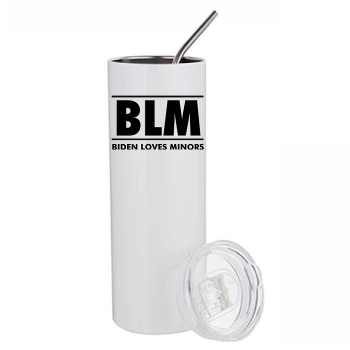 BLM Biden Loves Minors Stainless Steel Tumbler