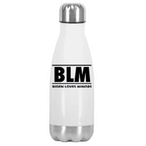 BLM Biden Loves Minors Stainless Steel Insulated Water Bottle