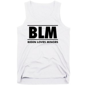 BLM Biden Loves Minors Tank Top