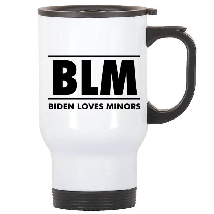 BLM Biden Loves Minors Stainless Steel Travel Mug