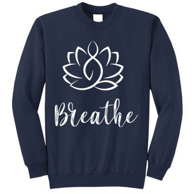 Breathe Buddha Lotus Flower Meditation Yoga Sweatshirt