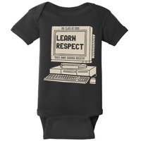 Banana Breath Learn Respect I think You Should Leave Baby Bodysuit