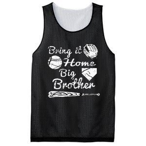 Big Brother Little Brother Baseball Bring It Home Mesh Reversible Basketball Jersey Tank