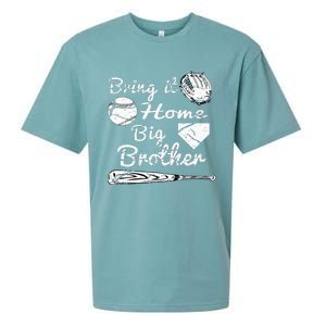 Big Brother Little Brother Baseball Bring It Home Sueded Cloud Jersey T-Shirt