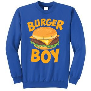 Burger Boy Loves Cheeseburger And Hamburger Gift Sweatshirt