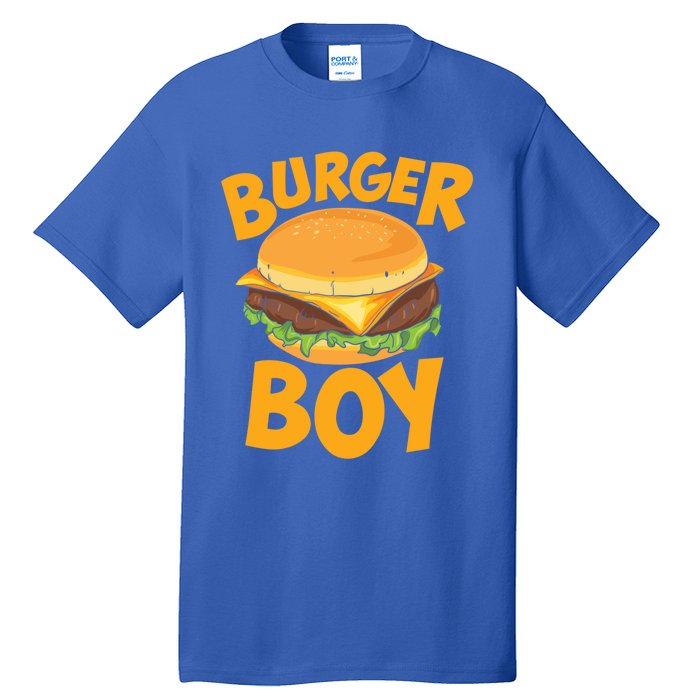 Burger Boy Loves Cheeseburger And Hamburger Gift Tall T-Shirt