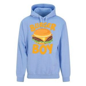 Burger Boy Loves Cheeseburger And Hamburger Gift Unisex Surf Hoodie