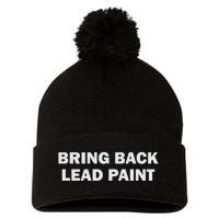 Bring Back Lead Paint Gen Z Pom Pom 12in Knit Beanie