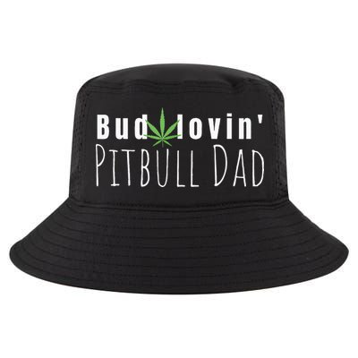 Best Bud Lovin Pitbull Dad Ever Funny Pitbull Owner Gift Cool Comfort Performance Bucket Hat