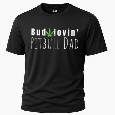 Best Bud Lovin Pitbull Dad Ever Funny Pitbull Owner Gift Performance Shirt