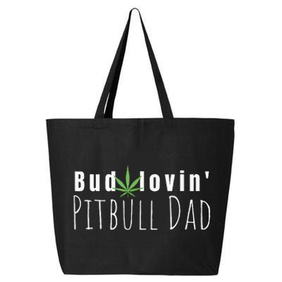 Best Bud Lovin Pitbull Dad Ever Funny Pitbull Owner Gift 25L Jumbo Tote