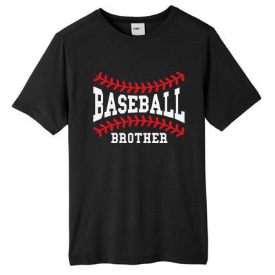 Baseball Brother Laces Little League Big Bro Matching Family Tall Fusion ChromaSoft Performance T-Shirt