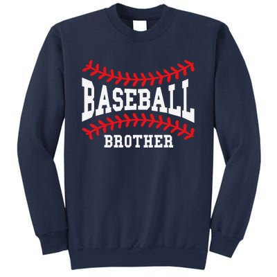 Baseball Brother Laces Little League Big Bro Matching Family Sweatshirt