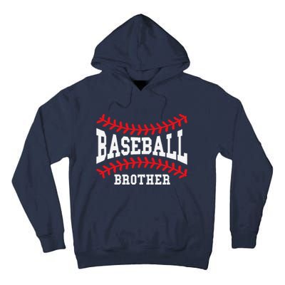 Baseball Brother Laces Little League Big Bro Matching Family Tall Hoodie