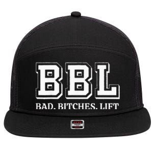 Bad Bitches Lift 7 Panel Mesh Trucker Snapback Hat