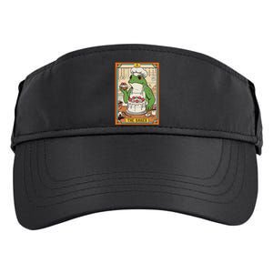 Baker Baking Lover Frog Making Cake The Baker Tarot Card Adult Drive Performance Visor