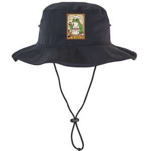 Baker Baking Lover Frog Making Cake The Baker Tarot Card Legacy Cool Fit Booney Bucket Hat