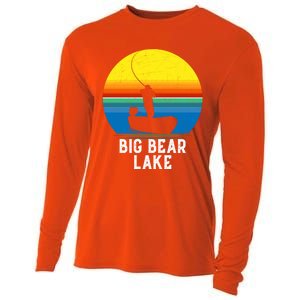 Big Bear Lake Gift For Fishing Trips Travel Family Gift Cooling Performance Long Sleeve Crew