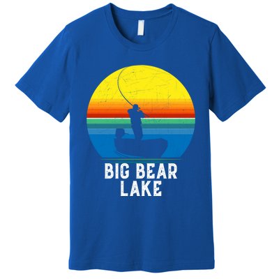 Big Bear Lake Gift For Fishing Trips Travel Family Gift Premium T-Shirt