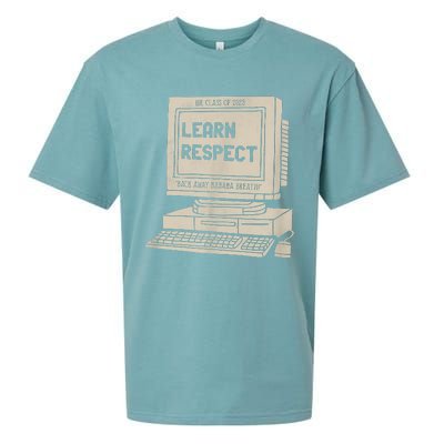 Banana Breath Learn Respect I Think You Should Leave Sueded Cloud Jersey T-Shirt