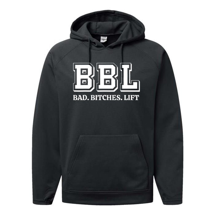 Bad Bitches Lift Performance Fleece Hoodie