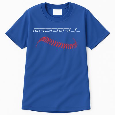 Baseball Baseball Laces / Fan Stylish Baseball Gift Tall T-Shirt