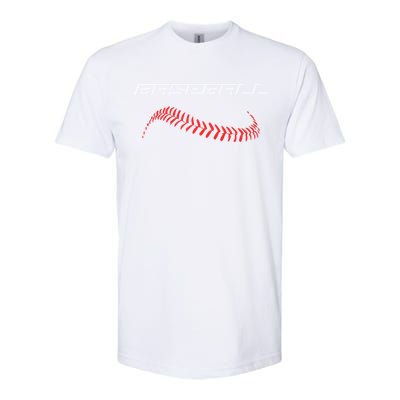 Baseball Baseball Laces / Fan Stylish Baseball Gift Softstyle CVC T-Shirt