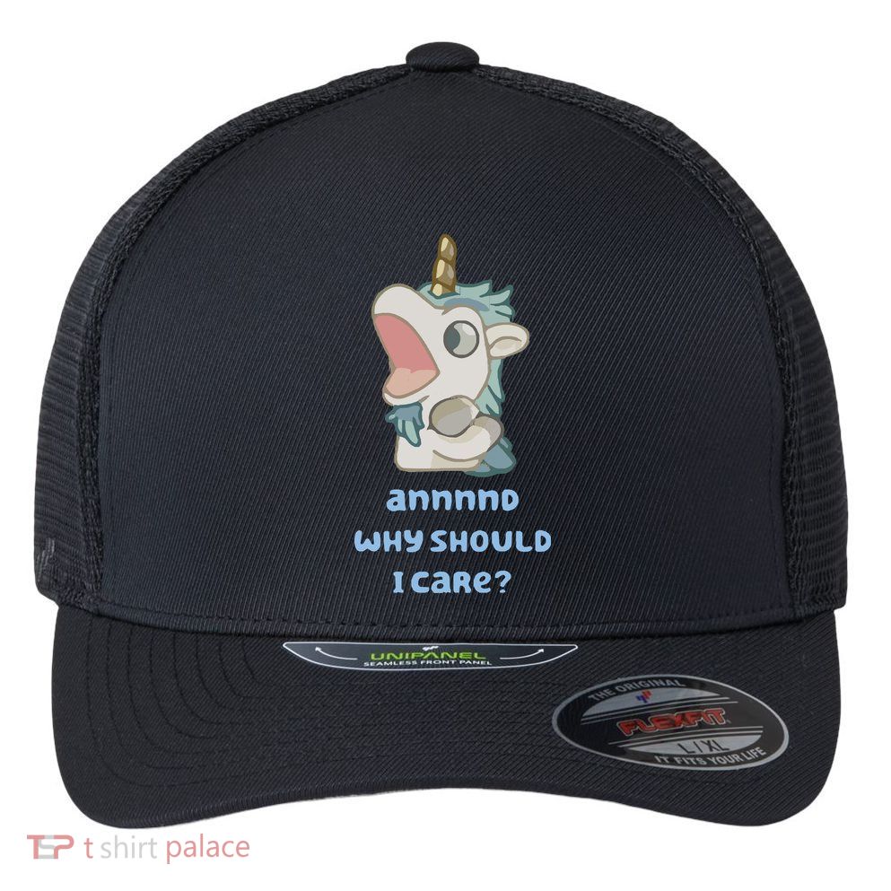B.luey Flexfit Unipanel Trucker Cap