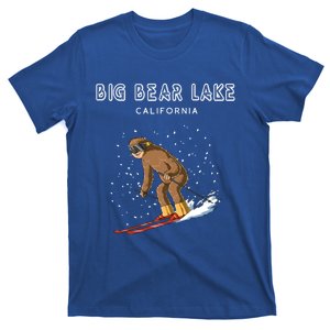 Big Bear Lake California Sloth Ski Meaningful Gift T-Shirt