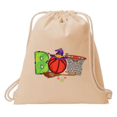 Boo Basketball Lovers Scary Funny Halloween Costume Boy Drawstring Bag