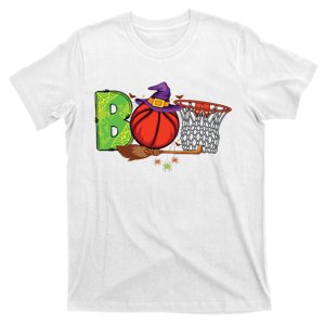 Boo Basketball Lovers Scary Funny Halloween Costume Boy T-Shirt