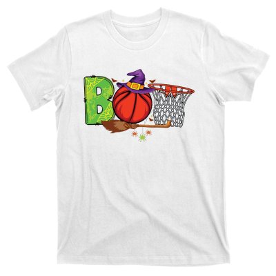 Boo Basketball Lovers Scary Funny Halloween Costume Boy T-Shirt