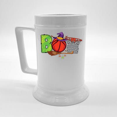 Boo Basketball Lovers Scary Funny Halloween Costume Boy Beer Stein