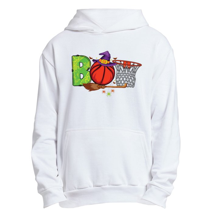 Boo Basketball Lovers Scary Funny Halloween Costume Boy Urban Pullover Hoodie