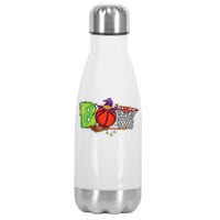 Boo Basketball Lovers Scary Funny Halloween Costume Boy Stainless Steel Insulated Water Bottle