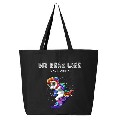 Big Bear Lake California Snowboard And Ski Unicorn Cool Gift 25L Jumbo Tote