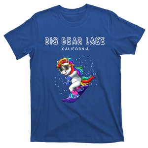 Big Bear Lake California Snowboard And Ski Unicorn Cool Gift T-Shirt