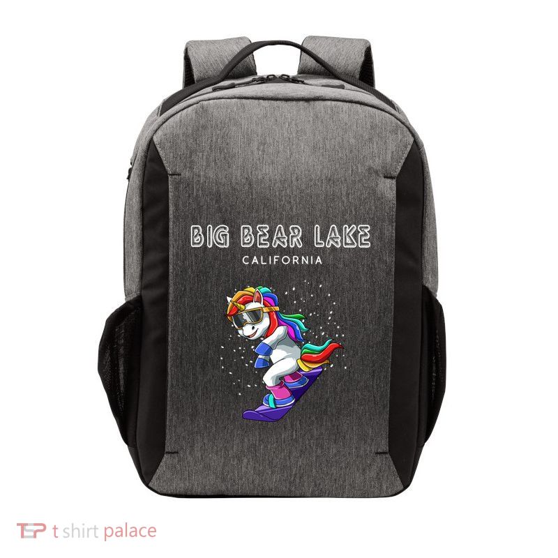Big Bear Lake California Snowboard And Ski Unicorn Cool Gift Vector Backpack