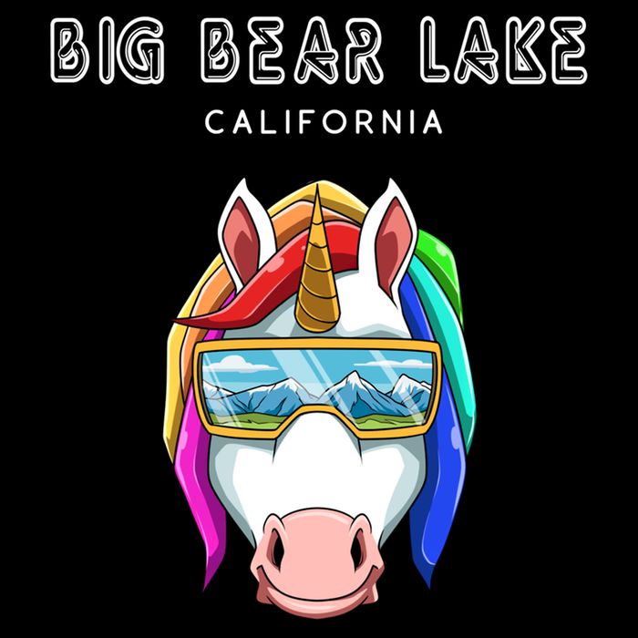 Big Bear Lake California Usa Ski And Snowboard Unicorn Great Gift Bucket Hat