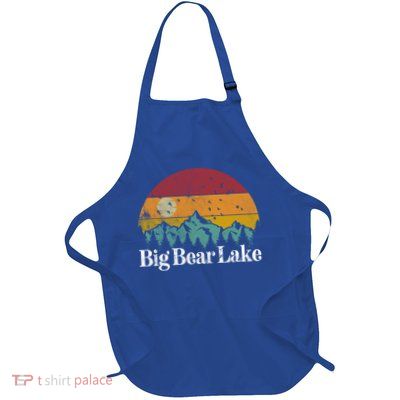 Big Bear Lake California 70S 80S Retro Vintage Mountain Ski Gift Apron